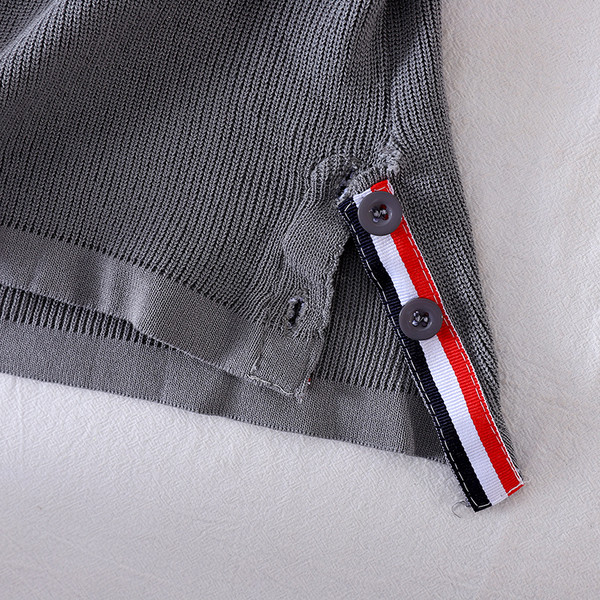 Set de tricotat subțire pentru femei de zi cu zi, cu margini