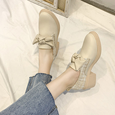 Pantofi casual dama cu panglica
