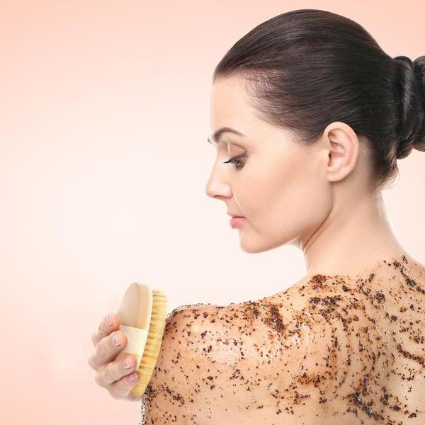 Ексфолираща четка за тяло против целулит