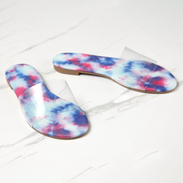 Papuci de dama actuali cu talpa colorata si curea din silicon