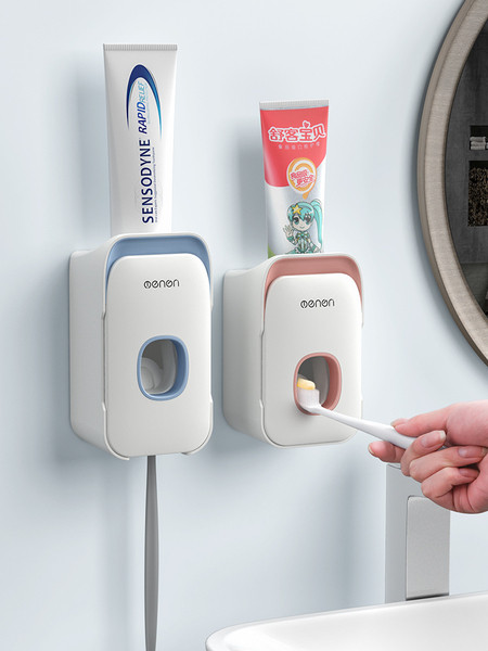 Dozator automat de pasta de dinti - doua modele cu suport si fara suport perie