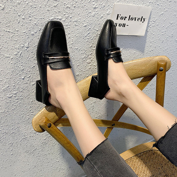 Espadrile de dama din piele retro cu element metalic