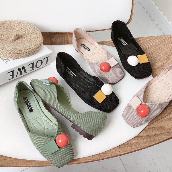 Pantofi casual dama cu talpa plata si element 3D