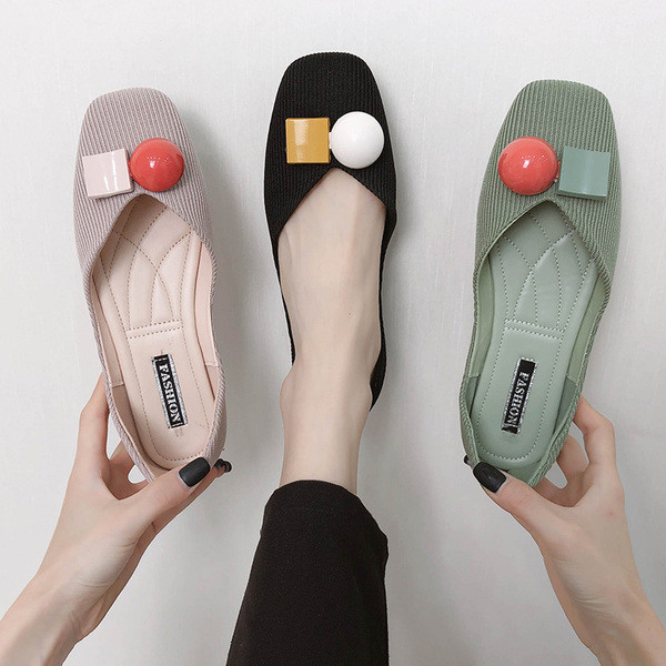 Pantofi casual dama cu talpa plata si element 3D