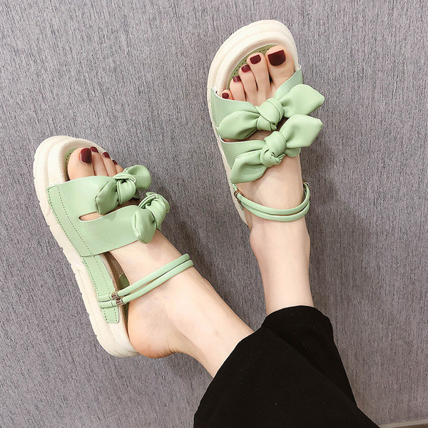 Model nou de sandale dama cu panglica din piele