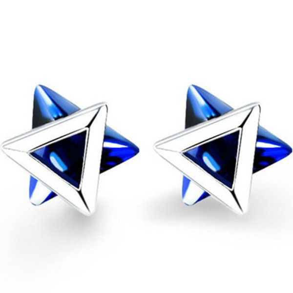 Cercei moderni de dama cu forma geometrica