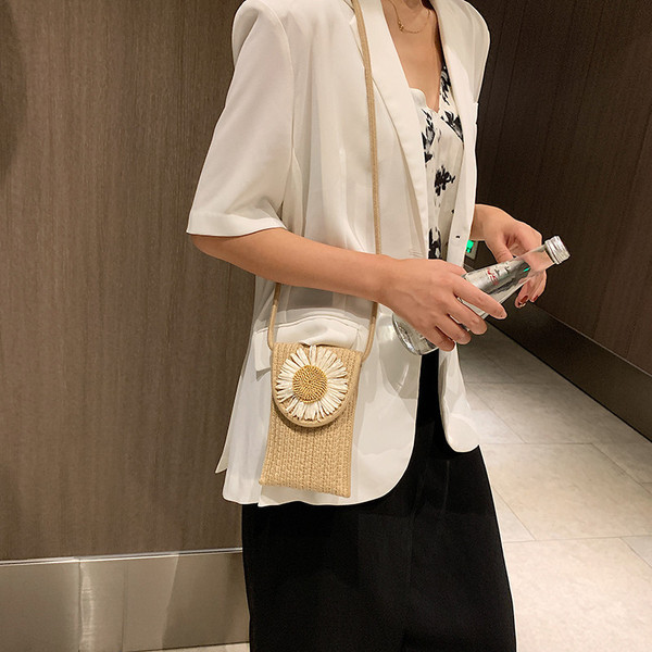 Geanta de umar mic de dama cu floare