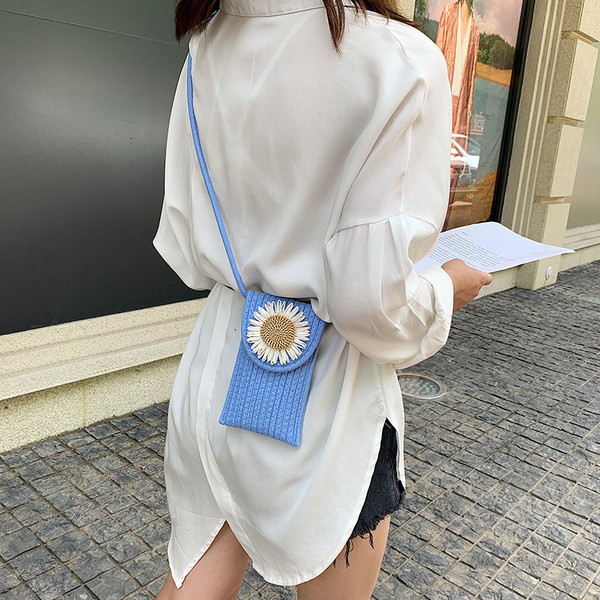 Geanta de umar mic de dama cu floare