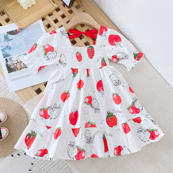 Rochie casual pentru copii pentru fete cu maneca scurta