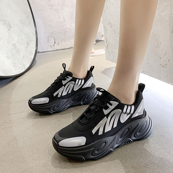 Tenisi sport dama respirabili cu sireturi