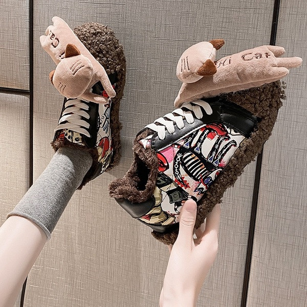 Adidasi casual dama cu element 3D