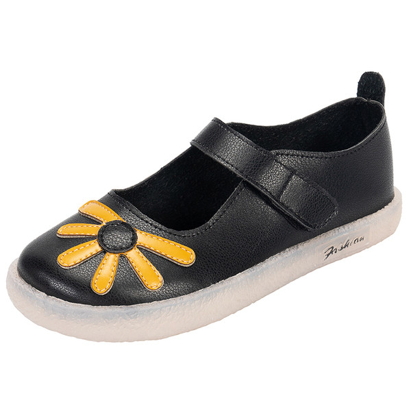 Pantofi casual dama din piele ecologica cu autocolante