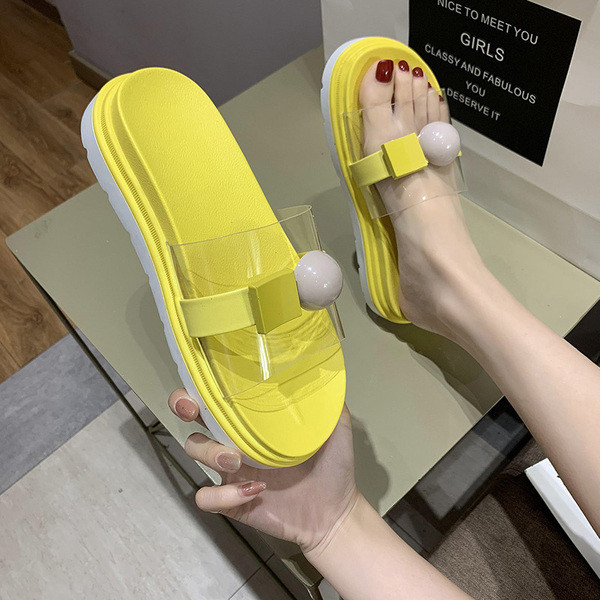 Papuci de dama cu talpa plate si bretele din silicon