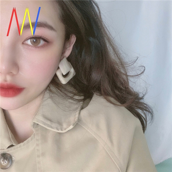 Cercei retro dama in forma dreptunghiulara