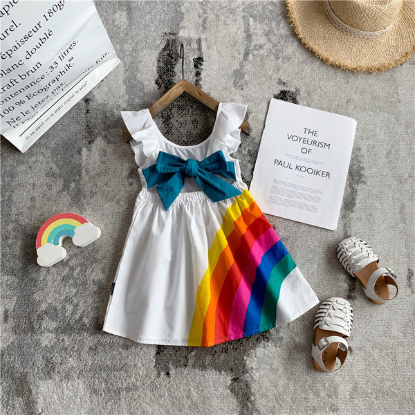 Rochie moderna pentru copii pentru fete cu aplicatie