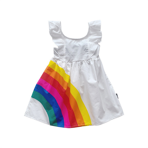 Rochie moderna pentru copii pentru fete cu aplicatie