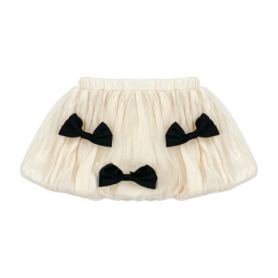 Fusta scurta copii pentru fete cu panglici