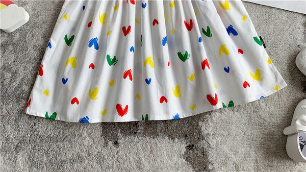 Rochie de copii pentru fete cu bretele colorate