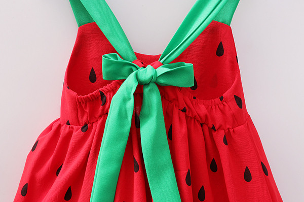 Rochie de vara copii croiate model cu bretele