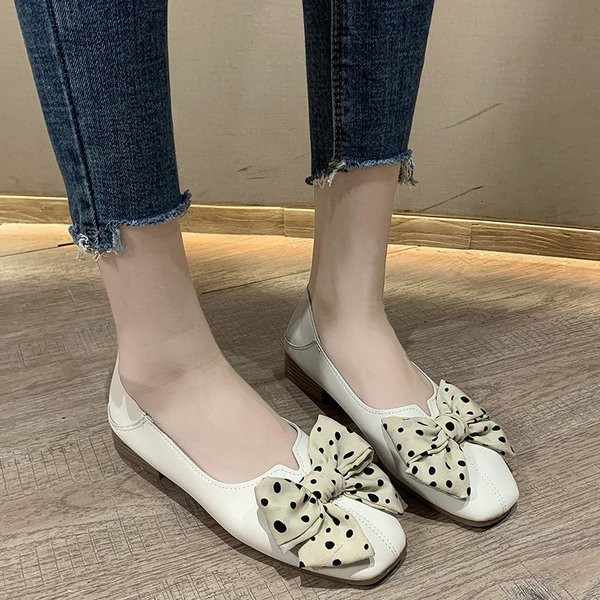 Pantofi casual dama cu panglica si talpa moale