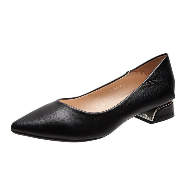 Pantofi dama casual model ascutit din piele ecologica