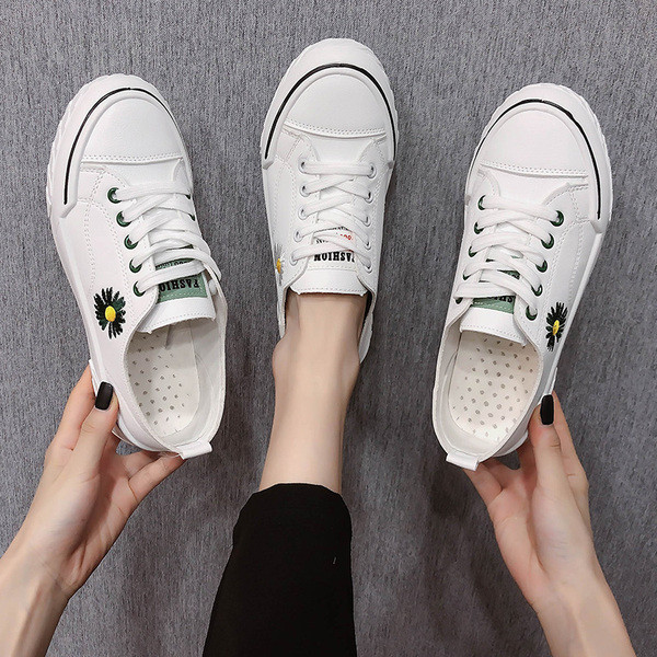 Tenisi casual dama cu broderie