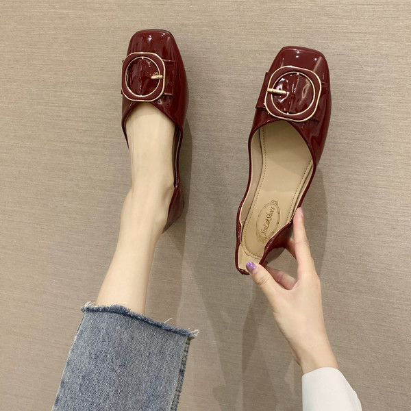 Pantofi de dama cu catarama si talpa moale