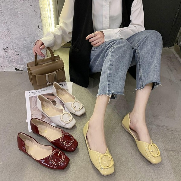 Pantofi de dama cu catarama si talpa moale