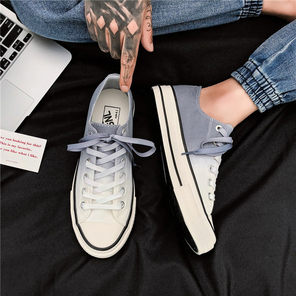 Tenisi casual barbatesti in culori irizate