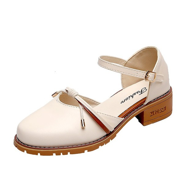 Pantofi casual de dama din piele ecologica cu tocuri joase