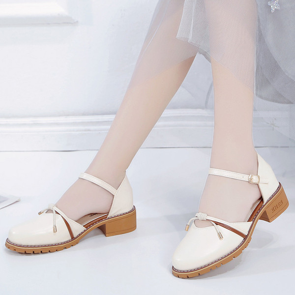 Pantofi casual de dama din piele ecologica cu tocuri joase