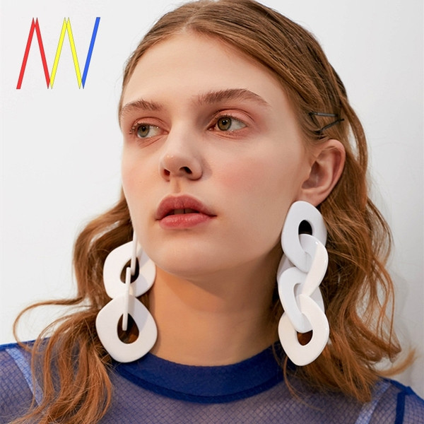 Cercei de dama lungi si voluminosi