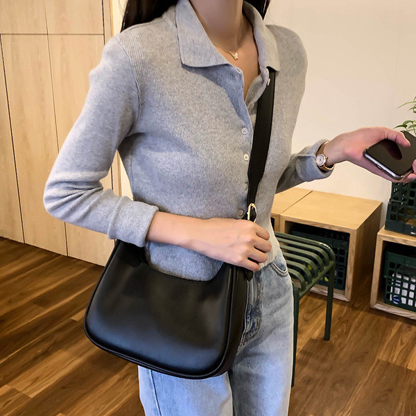 Geanta de dama model simplu din piele ecologica