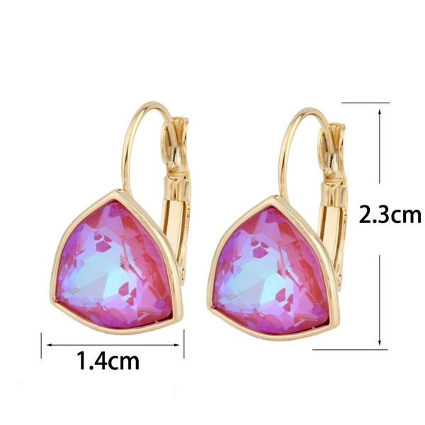 Cercei de dama simpli cu piatra