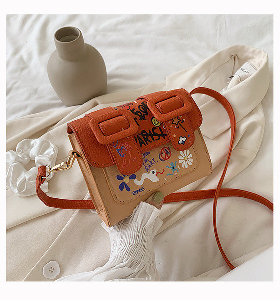 Geanta patrata de dama moderna din piele ecologica