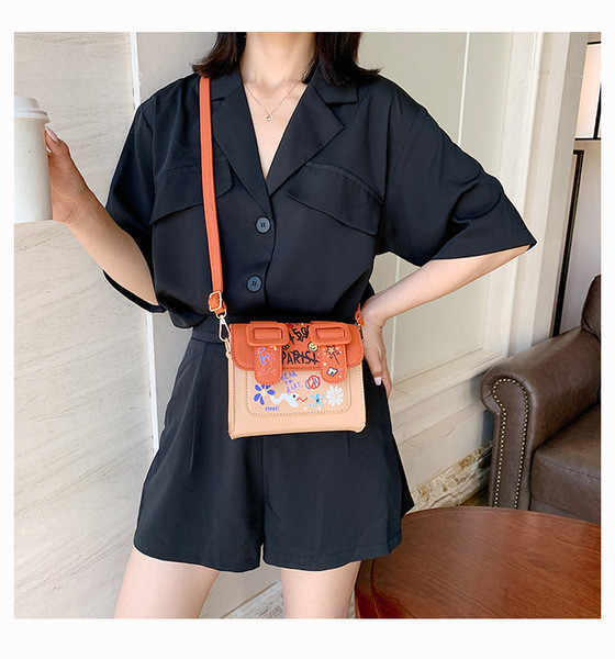 Geanta patrata de dama moderna din piele ecologica