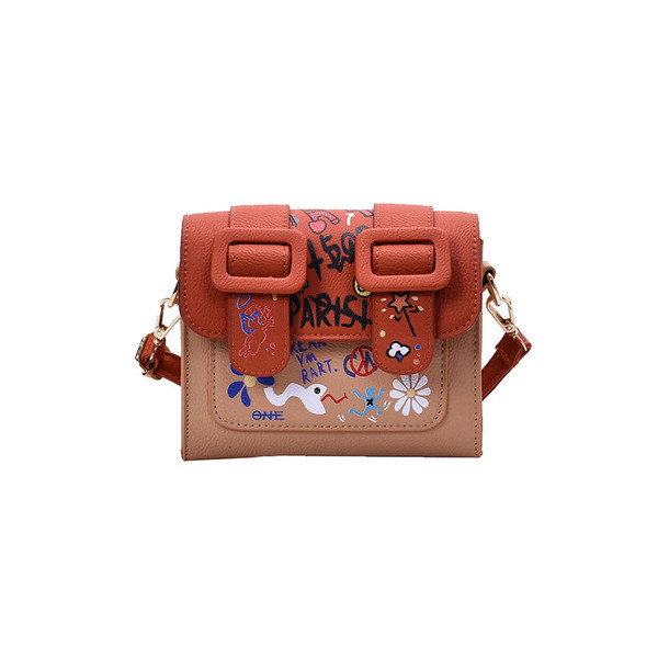 Geanta patrata de dama moderna din piele ecologica