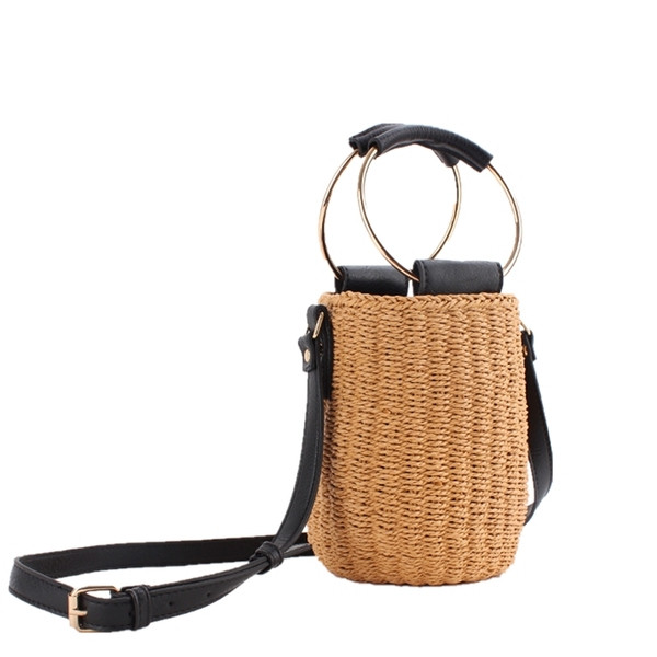 Moderna adīta sieviešu rokassomiņa