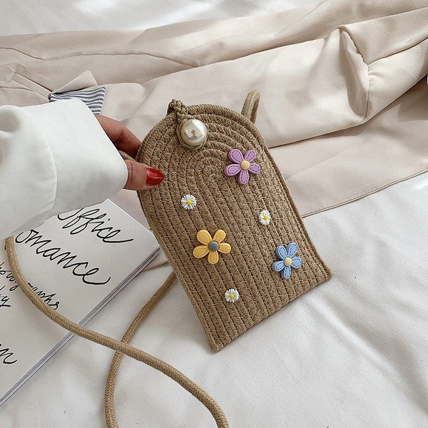 Sieviešu moderna mini adīta soma