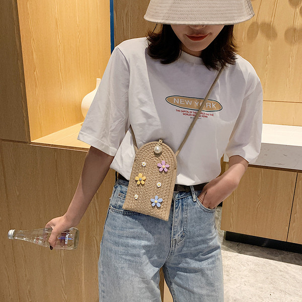 Sieviešu moderna mini adīta soma