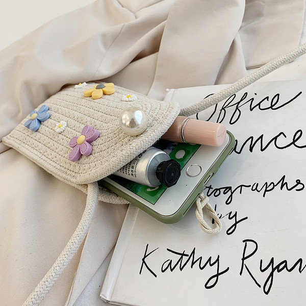 Sieviešu moderna mini adīta soma