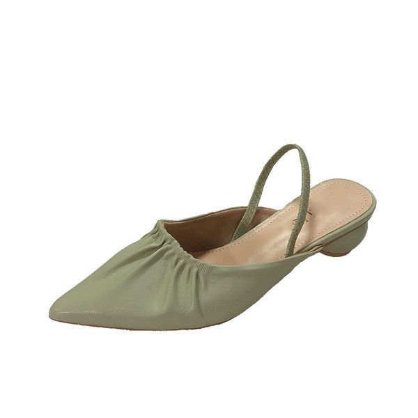 Sieviešu sandaļu smails modelis no eko ādas