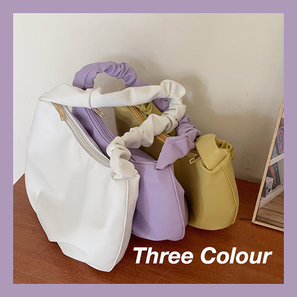 Stilīga sieviešu plecu soma no eko ādas