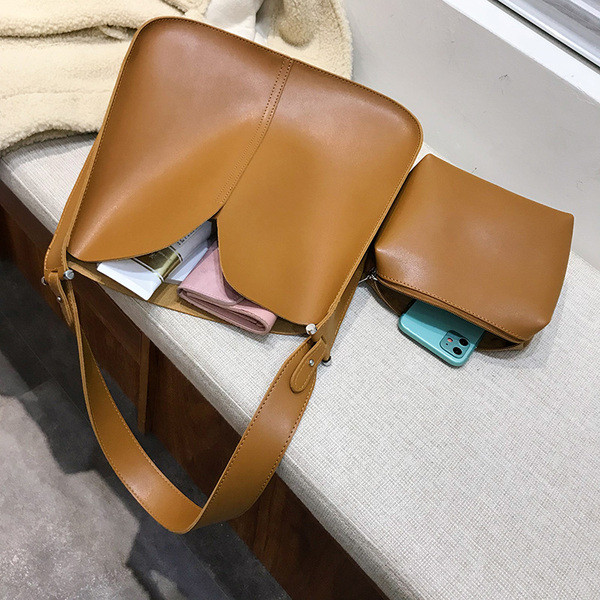 Női felsőtáska széles modell eko bőrből