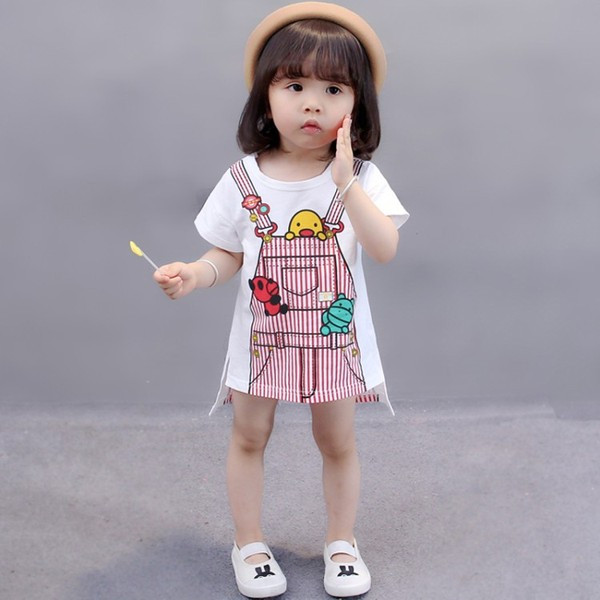 Alkalmi gyerekruha rövid ujjú, mintával