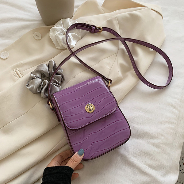 Igapäevane naiste lakknahast kott tavaline mudel