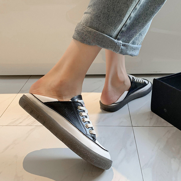 Öko bőrből készült, fűzős, alkalmi női sportcipő