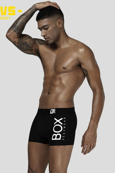 Meeste puuvillased bokserid kirjaga