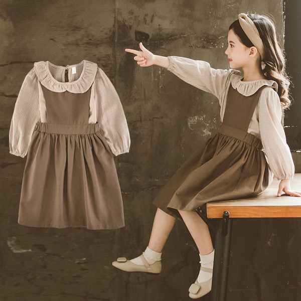 Tavaszi-őszi gyerekruha retro stílusban