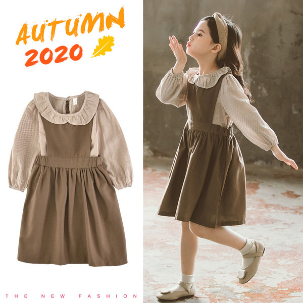 Tavaszi-őszi gyerekruha retro stílusban